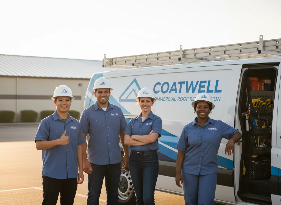 Commercial roof coating company in Woodward, IA